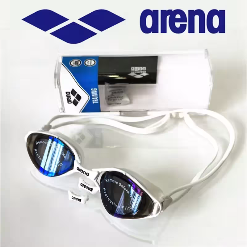 Occhialini da piscina ARENA professionali per adulti, anti-appannamento, resistenti all'acqua, con protezione UV