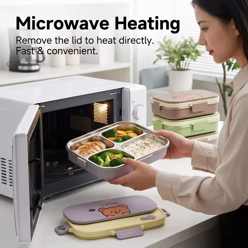 Boîte à repas en acier inoxydable