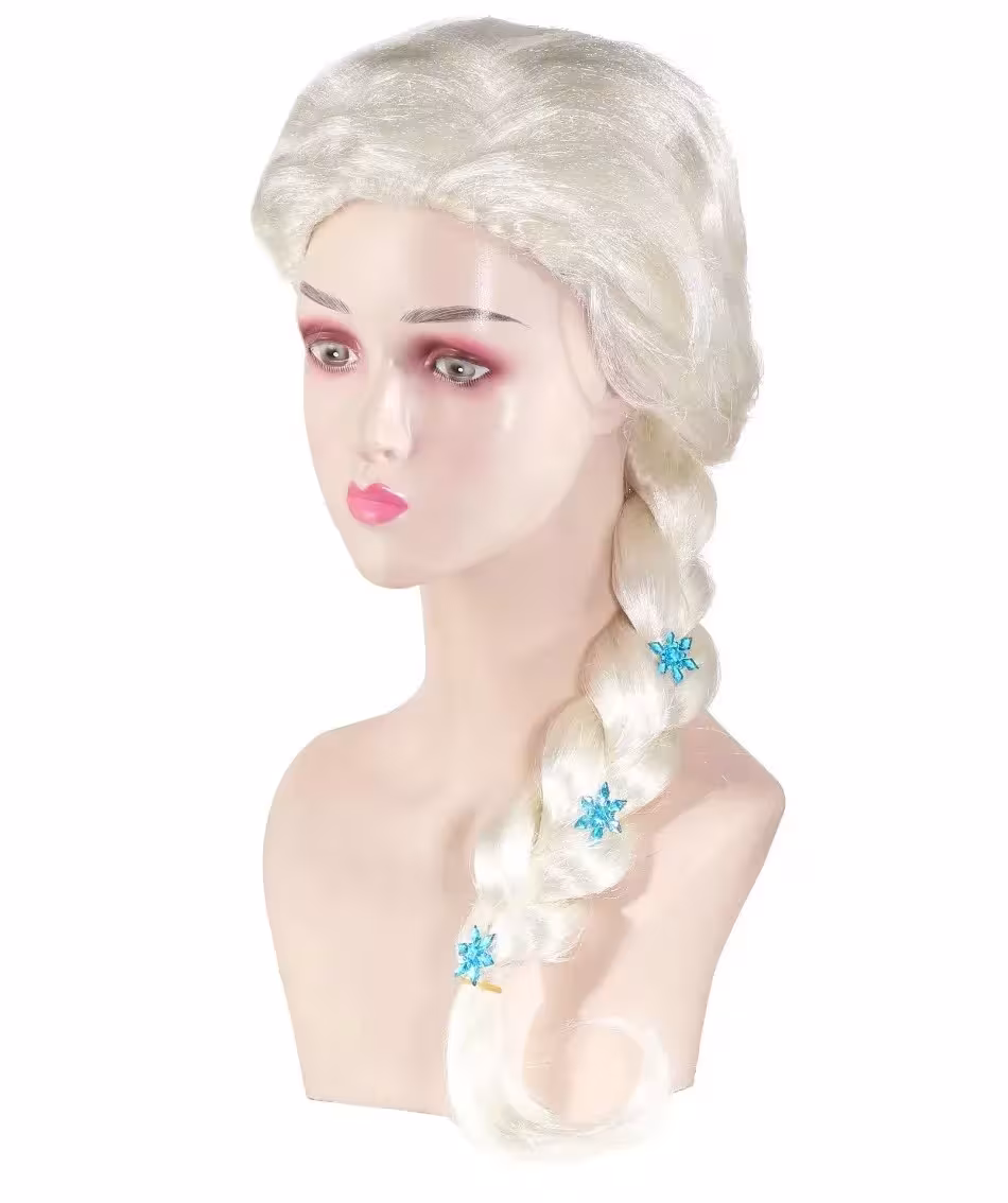 parrucca del costume di Elsa