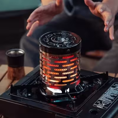 Stainless Steel Heating Cover Outdoor Camping Heating Stove Infrared Heater Camping Baking Stove Cassette Baking Stove 1