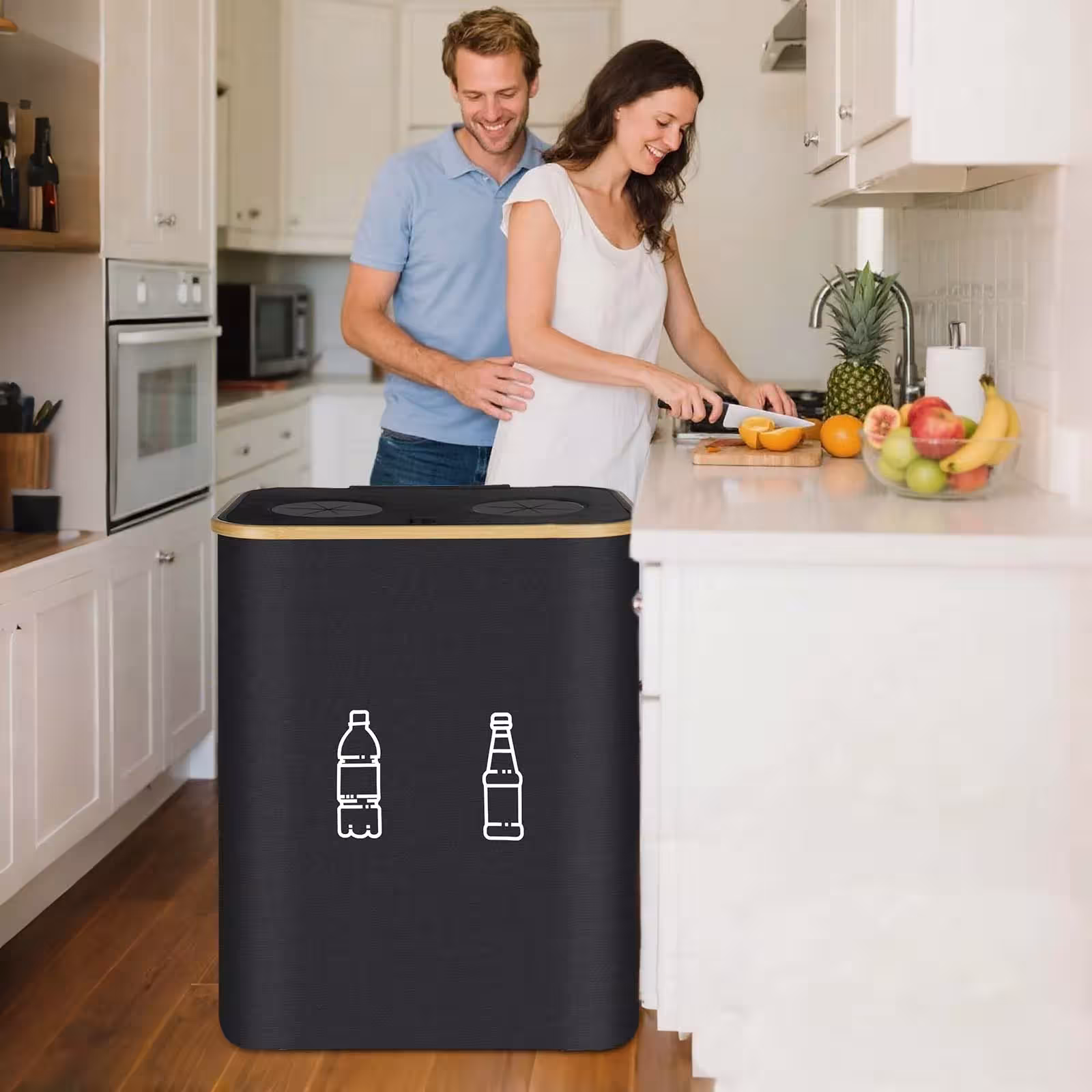 sac de tri des bouteilles