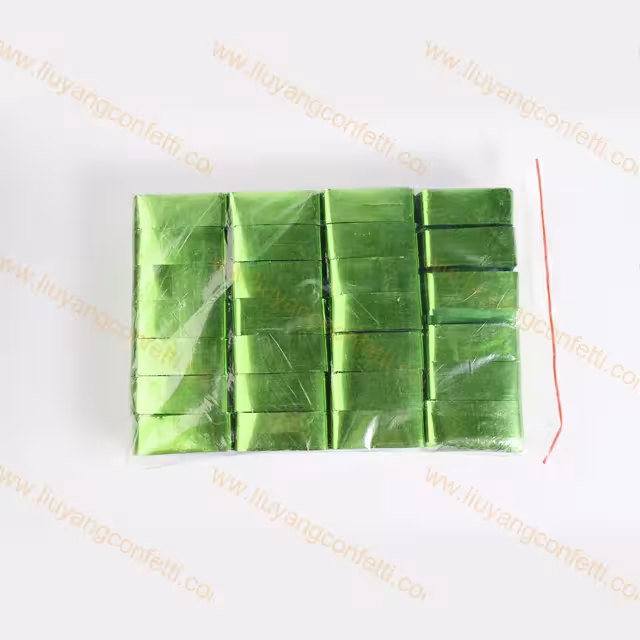 Confetti 1kg rectangular gold and silver