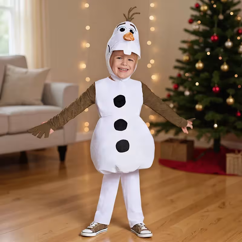costume da bambino del personaggio di Olaf