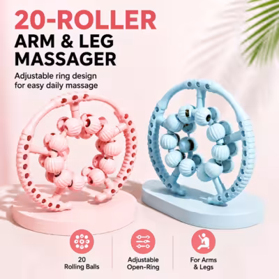 20Ball Rounds Circular Leg Slimming Tools Muscle Stretching & Relaxation Massage Leg Clamp for Fitness And Wellness 1