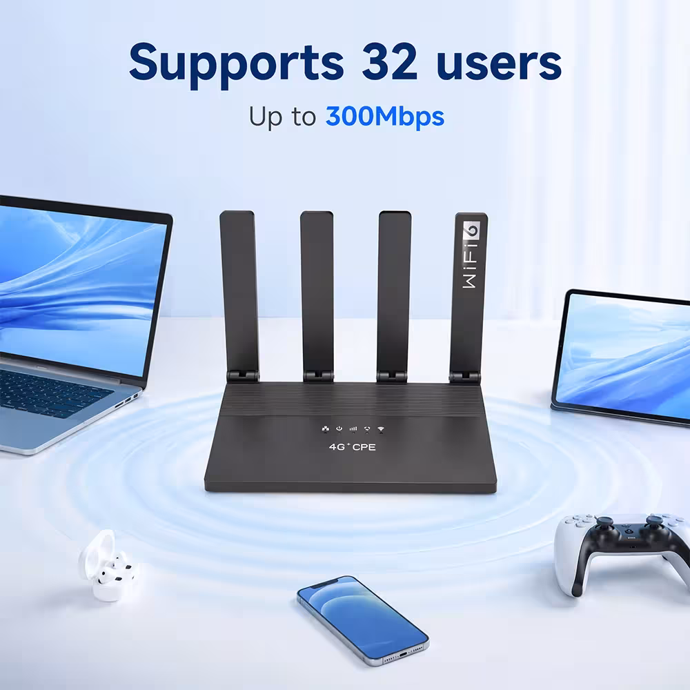 Router 4G LTE WiFi6 con slot per SIM