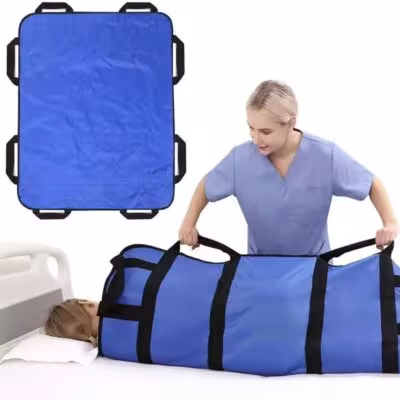 Multipurpose Disabled Care Sheet Waterproof Transfer Sheet for Elderly, Bed Positioning Pad for Easy Turning Lifting and Sliding 1