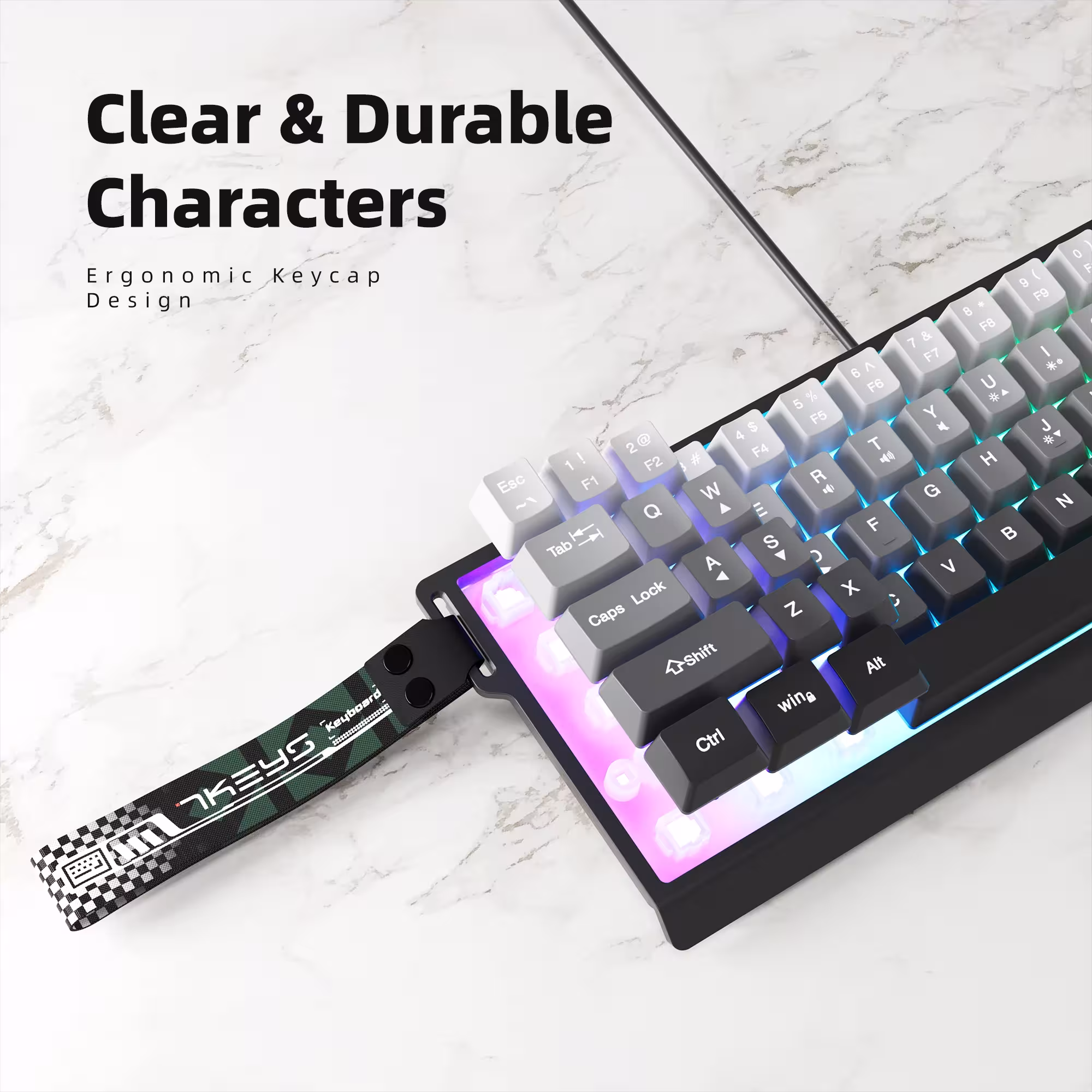 tastiera meccanica con illuminazione RGB