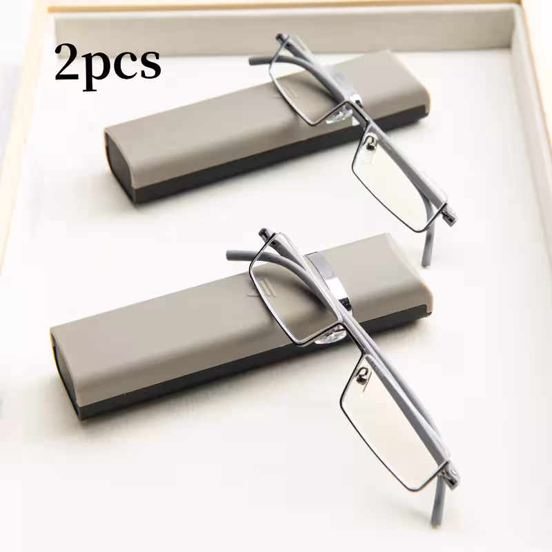 Reading glasses with blue light filter