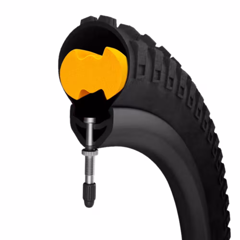 Adaptador para cámara de aire de bicicleta