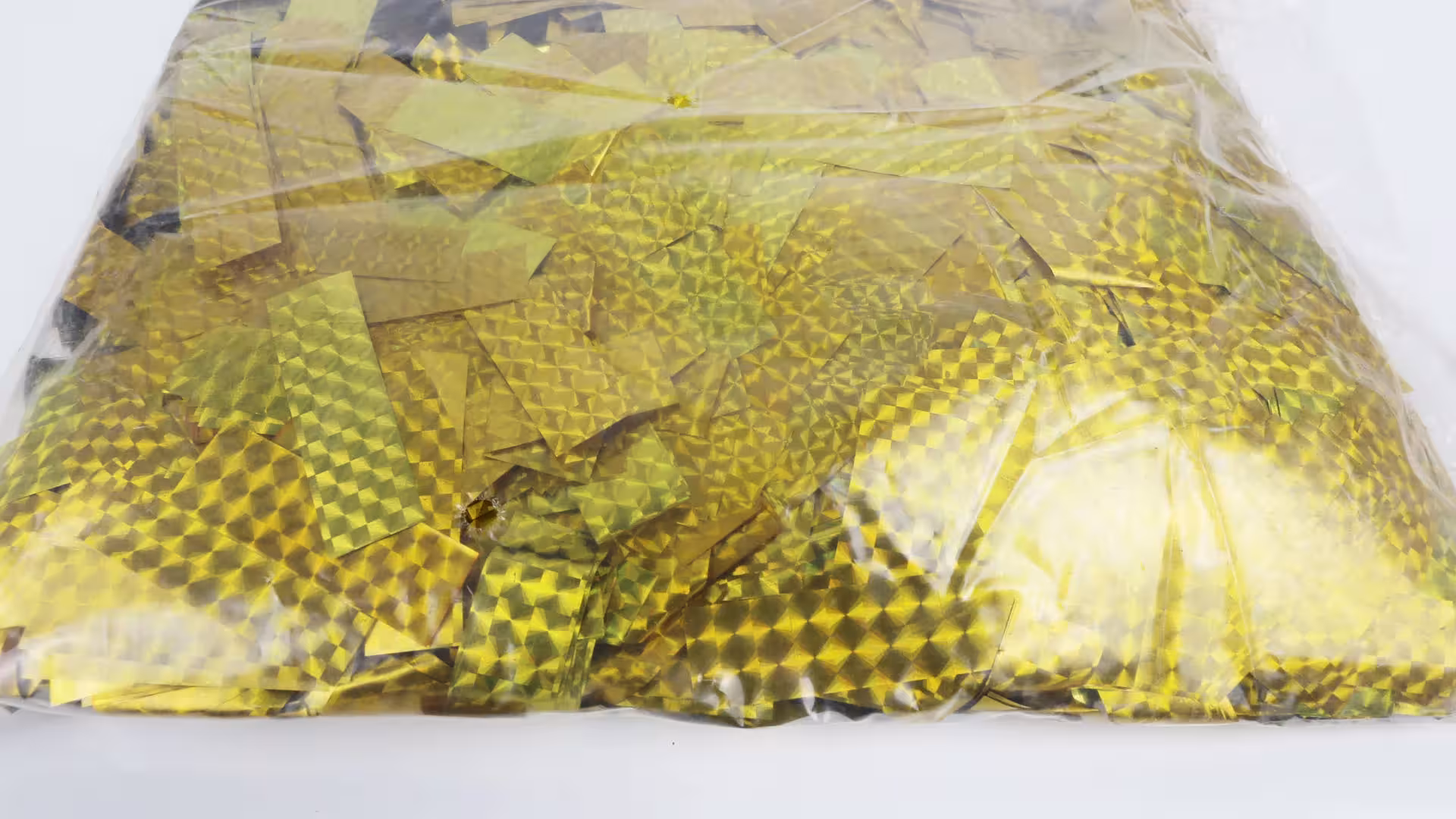 Confetti 1kg rectangular gold and silver