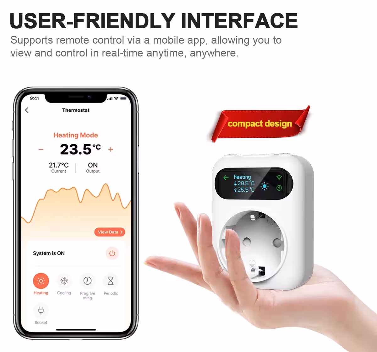 Prise WiFi avec thermostat