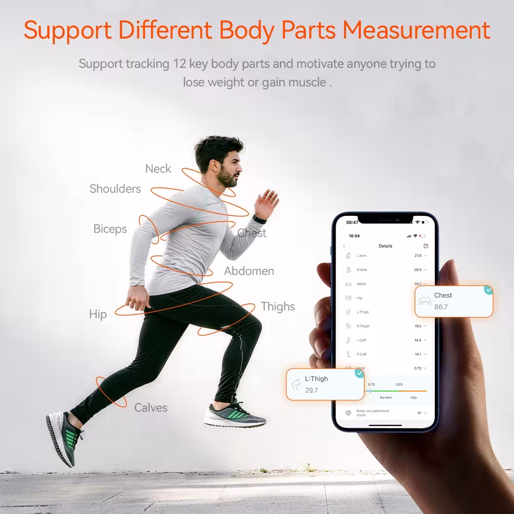 body measuring tape with app
