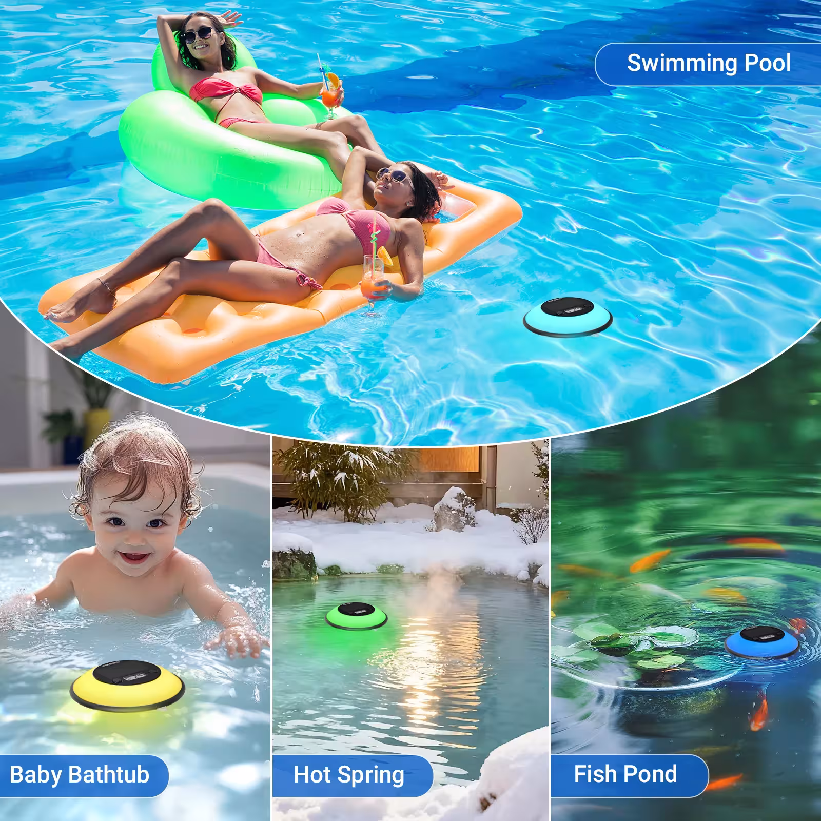 termómetro para piscina