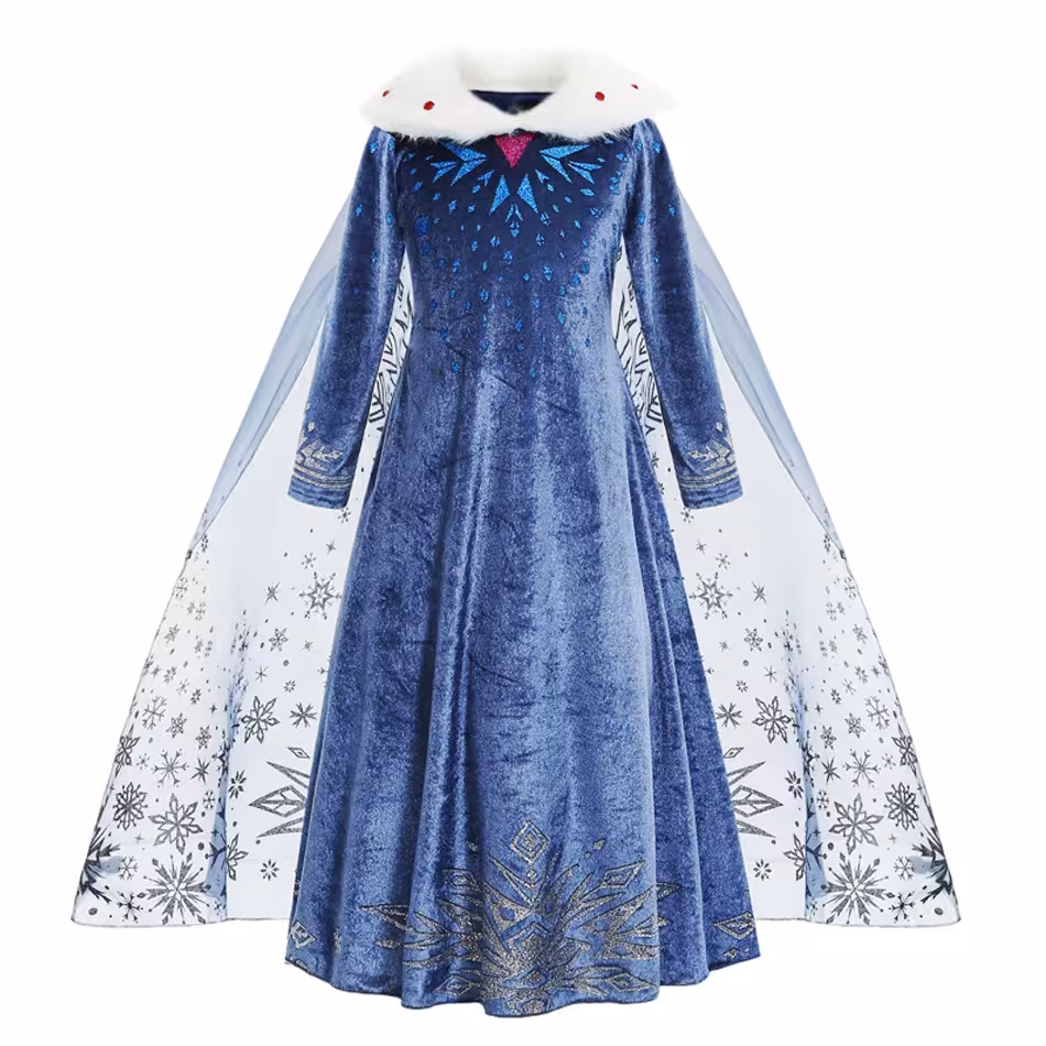 Robe Elsa pour filles