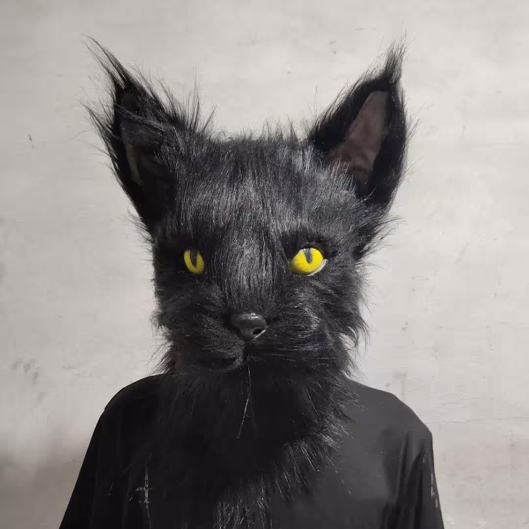 masque de chat en latex