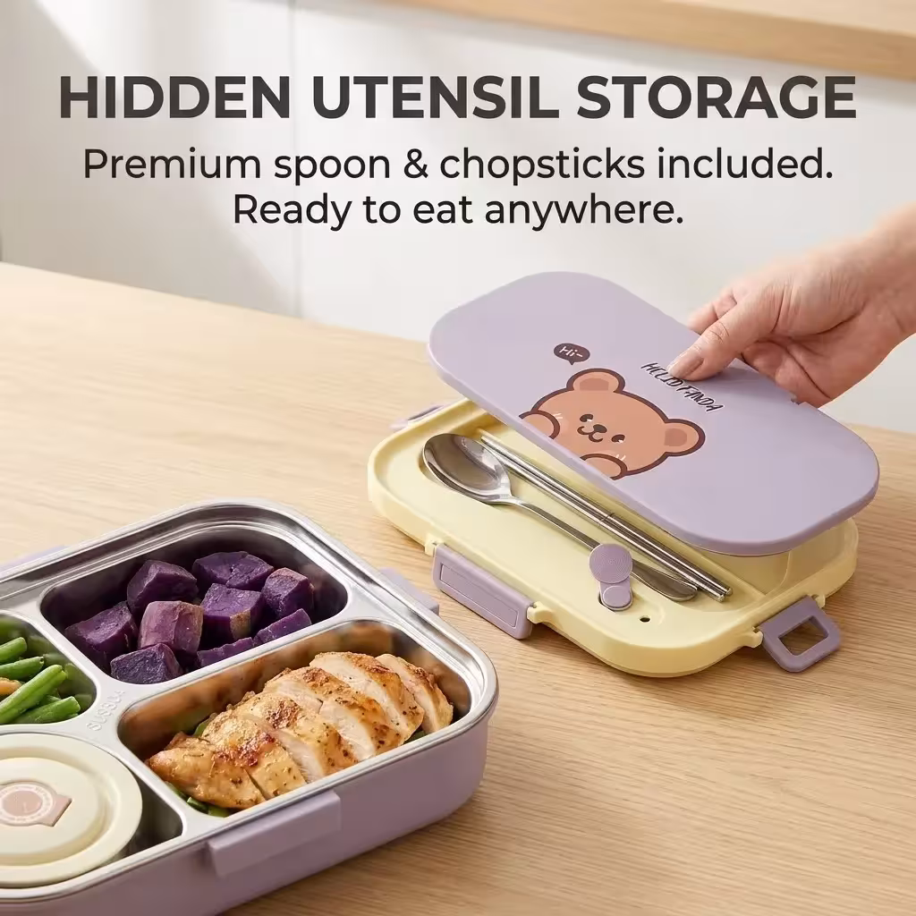 Boîte à repas en acier inoxydable