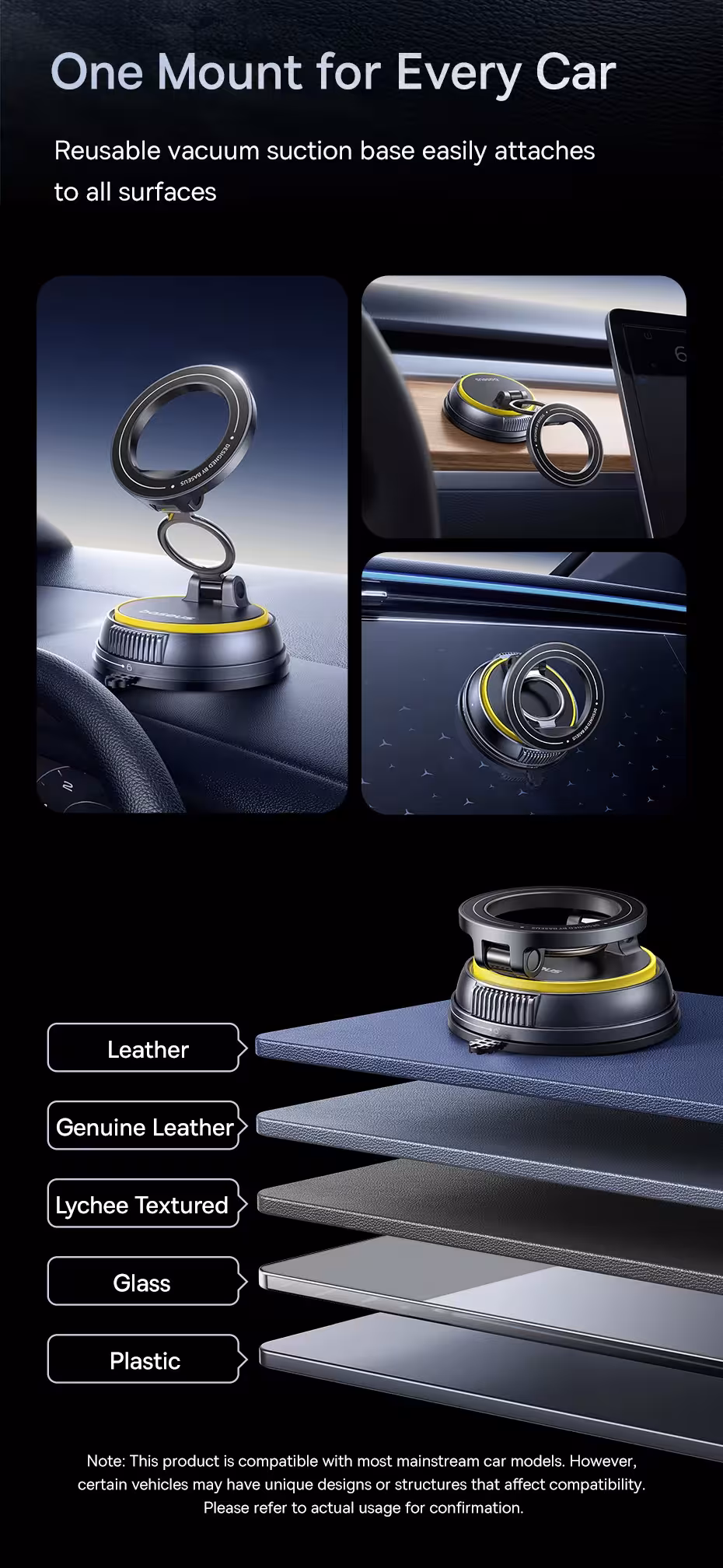 supporto magnetico per telefono per auto
