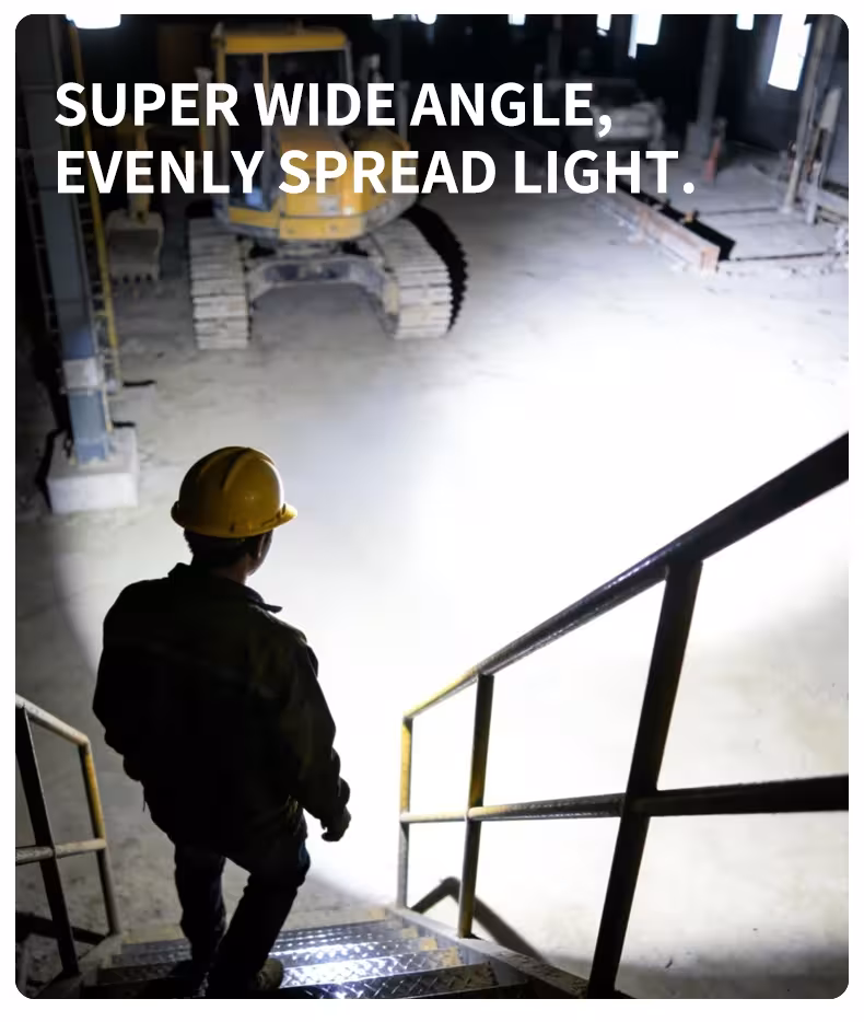 LED glasses with COB lighting
