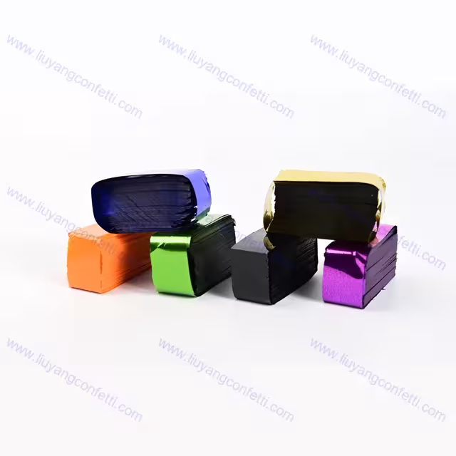 Confetti 1kg rectangular gold and silver