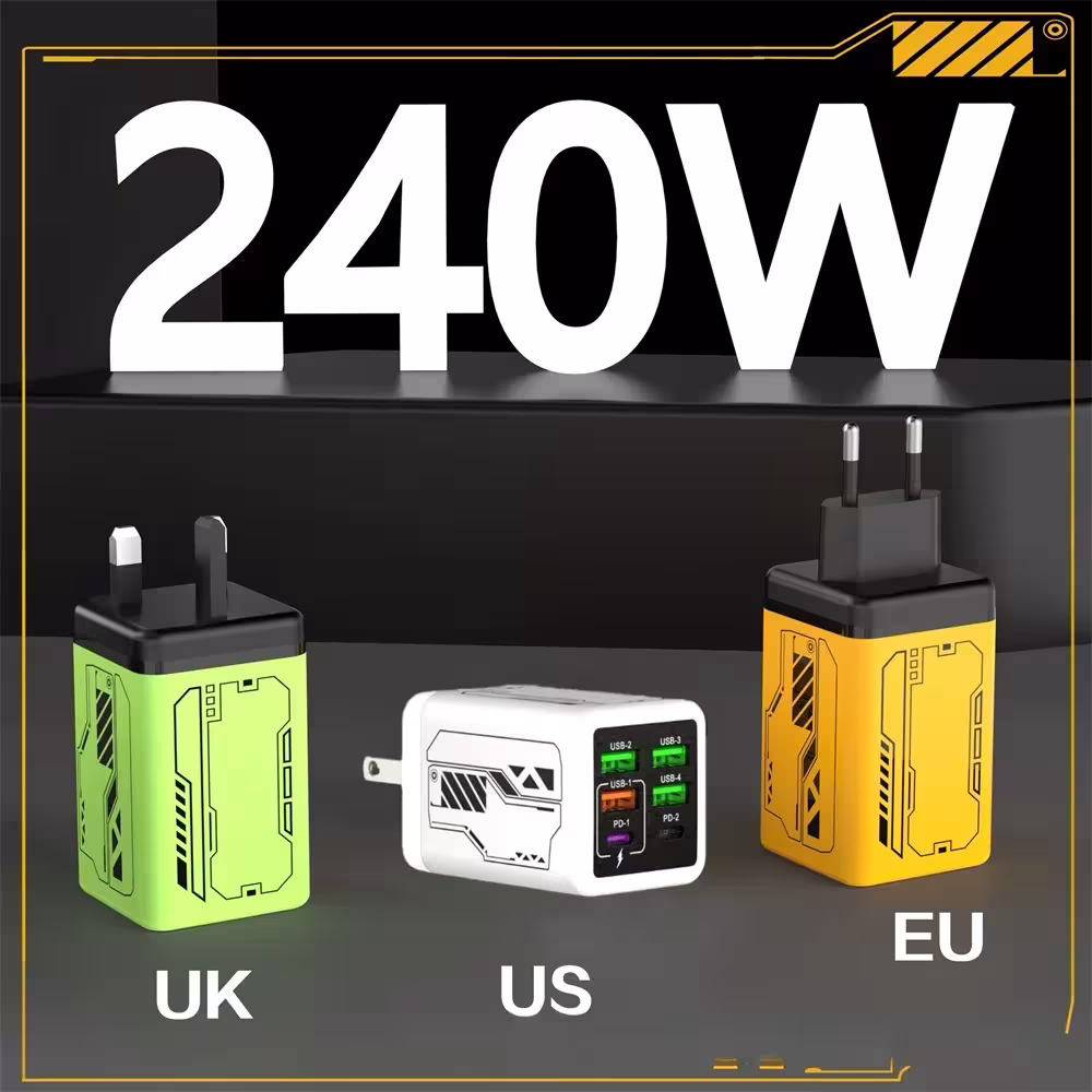 Caricabatterie GaN da 240W