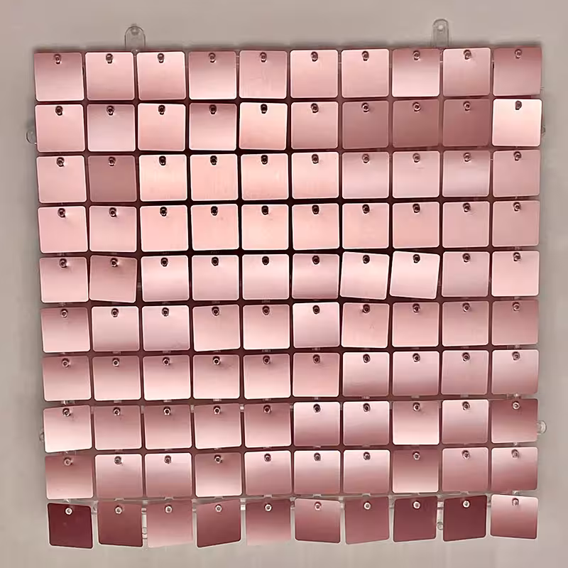Decoración de pared brillante