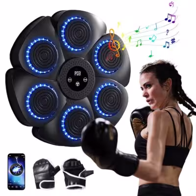 2026 Music Boxing Machine, Smart Boxing Machine, Wall-Mounted Fitness Equipment for Boxing Training Daily Exercise Body 1