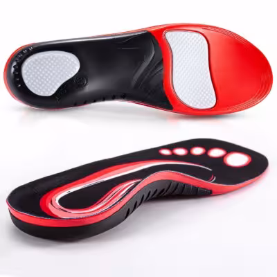 Premium 220+lbs Heavy Duty Arch Support Insoles Orthopedic Sport Insoles for Feet PU Gel Shock Absorption Sole Pad Women Men 1