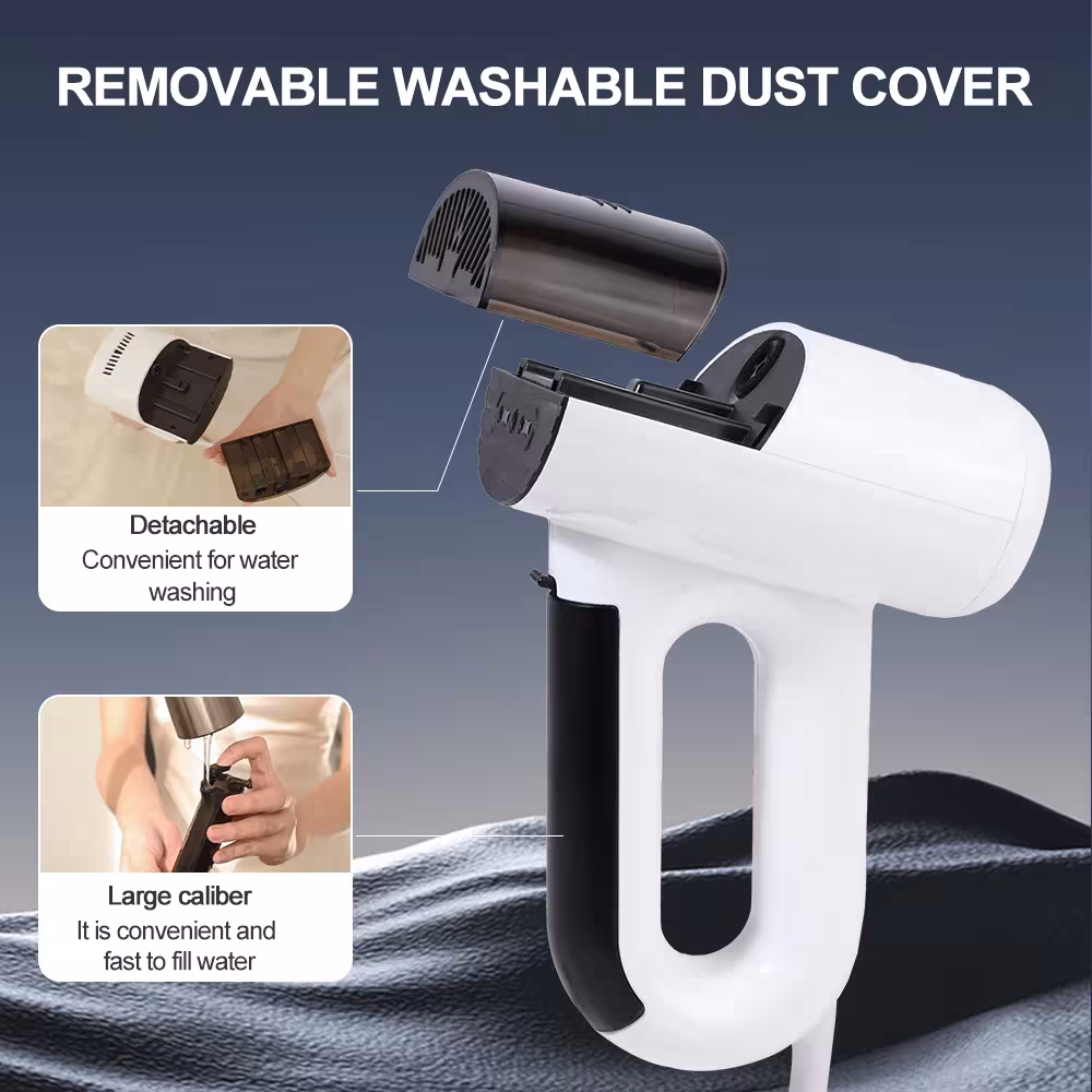 Handheld steamer for clothes