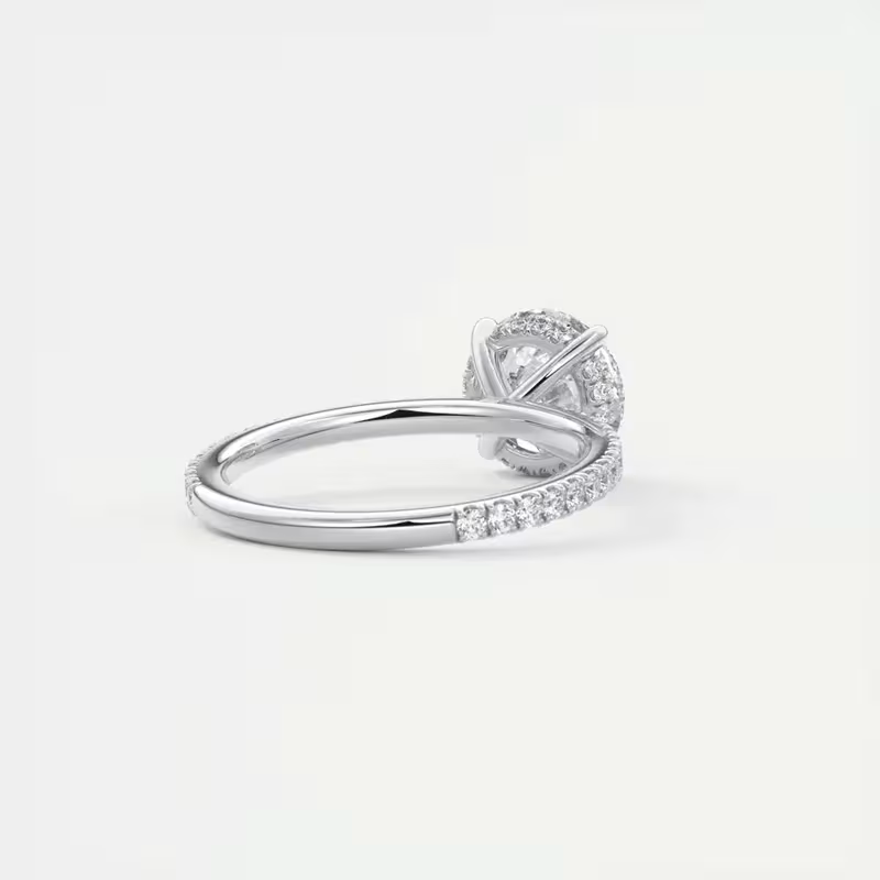 bague de fiançailles avec moissanite