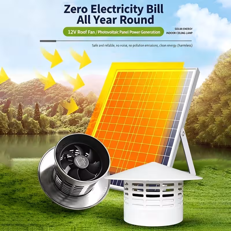 Solar-Powered Fan