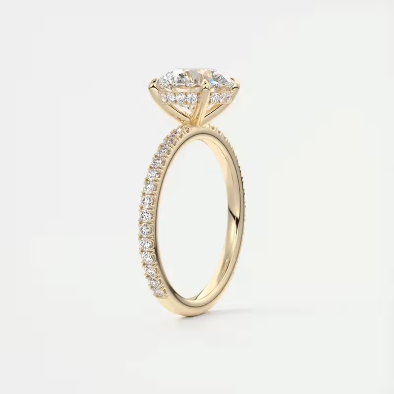 bague de fiançailles avec moissanite