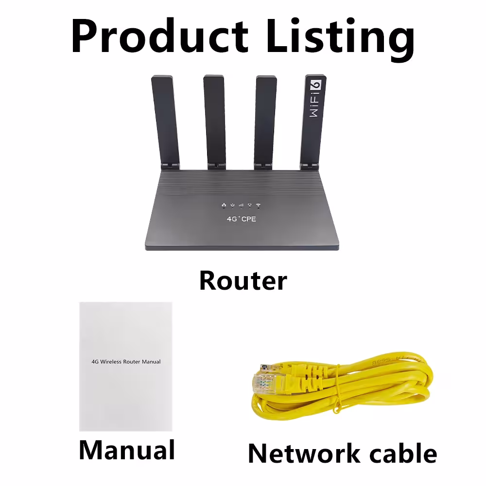 Router 4G LTE WiFi6 con slot per SIM