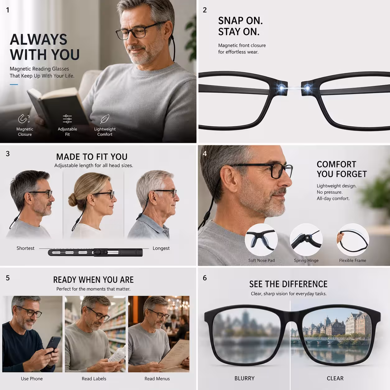 gafas de lectura para presbicia
