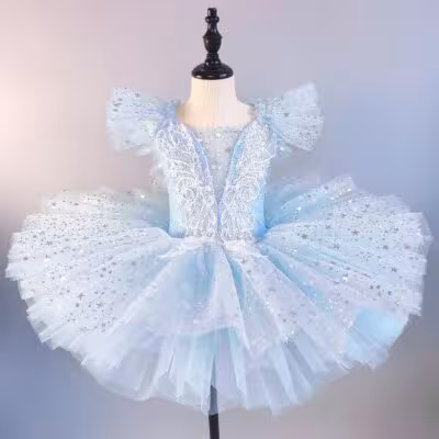 Leotards for Girls Dress Ballet Tutu Stage  Performance Costumes Kids Clothes Dance Wear Children Clothing Elegant Cute Princess 1