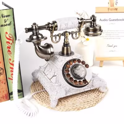 Antique Telephone Wedding Telephone Message Recording Vintage Audio Message Book Vintage Guest Message Book Confession Voicemail 1