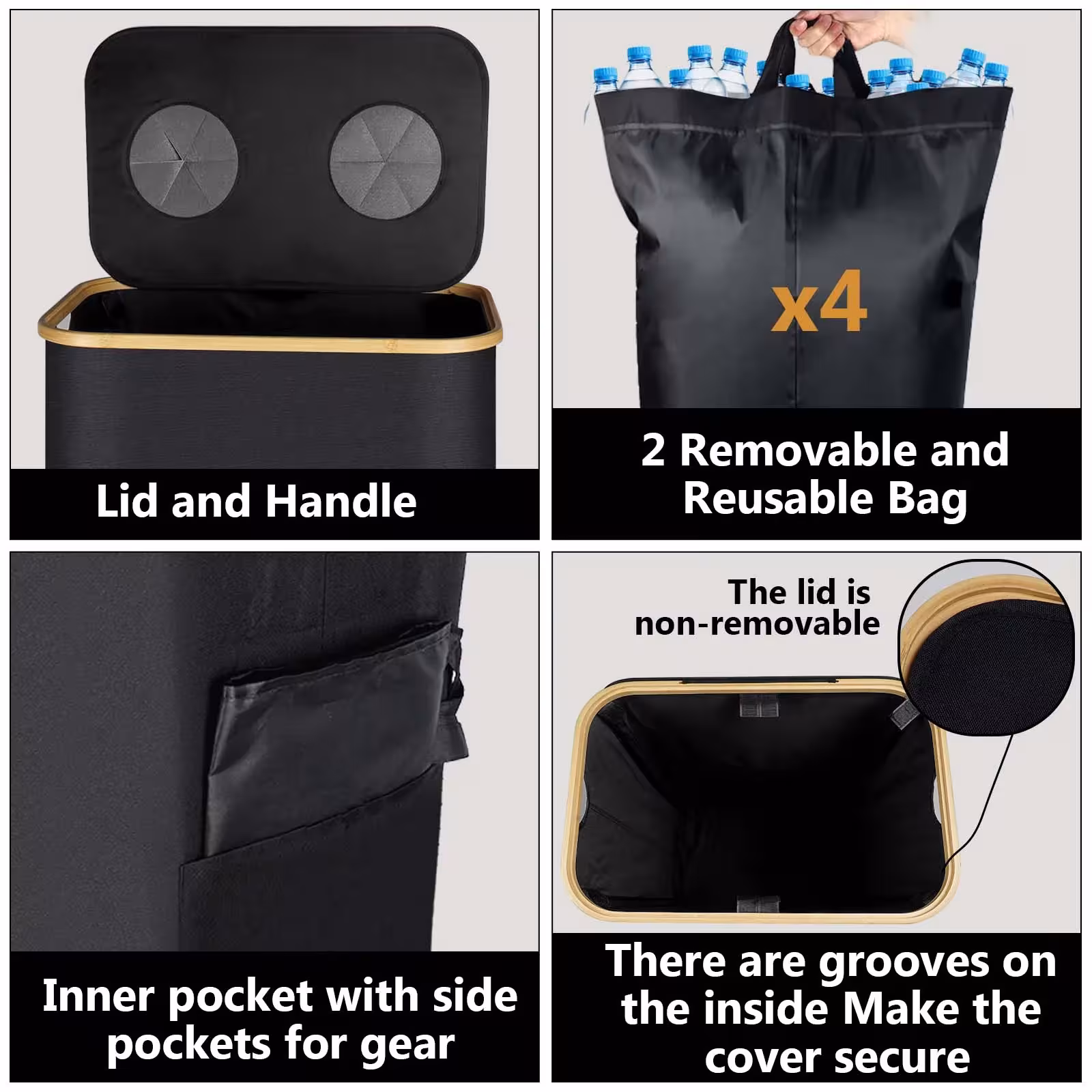 sac de tri des bouteilles