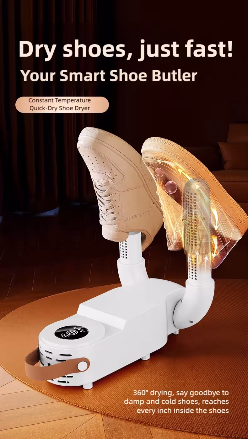 Asciugatrice per scarpe con schermo touch