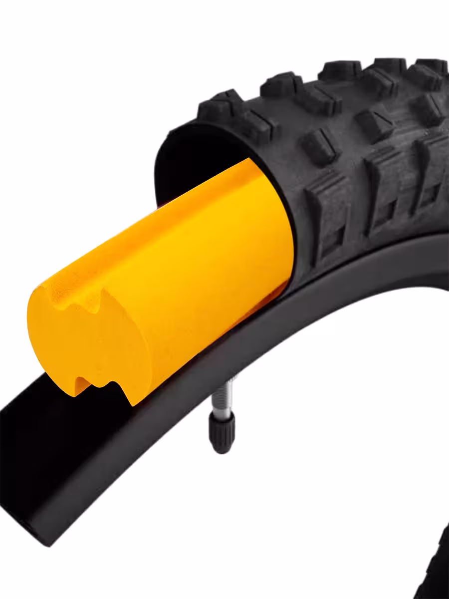 Adaptador para cámara de aire de bicicleta