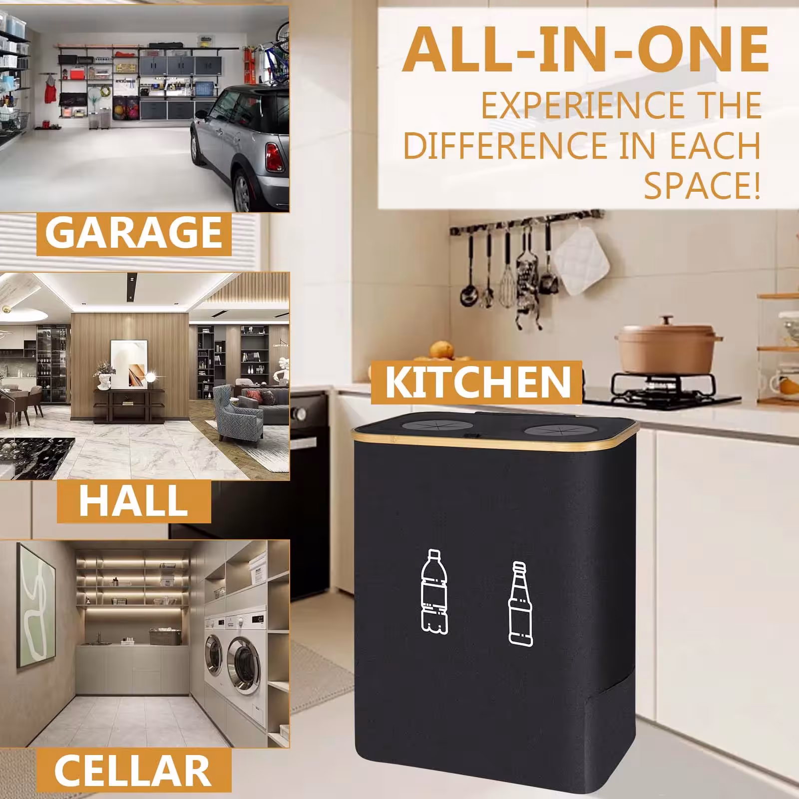 sac de tri des bouteilles