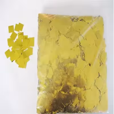 Confetti 1kg rectangular gold and silver