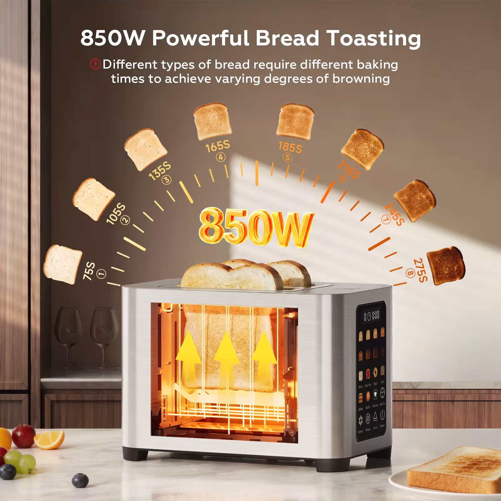 Toaster for 2 slices