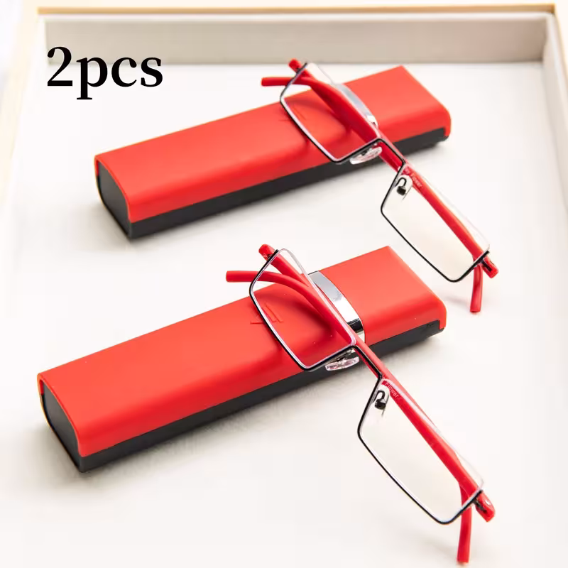 Reading glasses with blue light filter