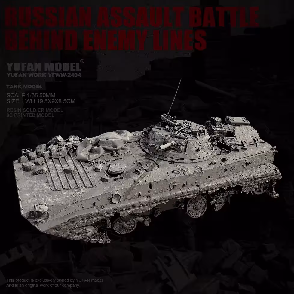 Kit de modelo de resina YUFAN a escala 1/35, figura sin pintar, para montar, diorama de la Segunda Guerra Mundial.
