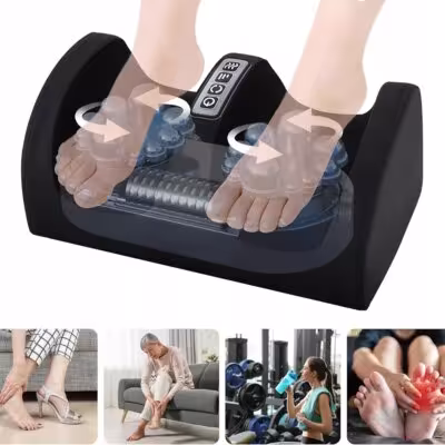 Electric Foot Massager Heating Roller Shiatsu Deep Tissue Muscles Daily Relax Relief Foot Stress Calf Muscle Relaxation Circulation 1