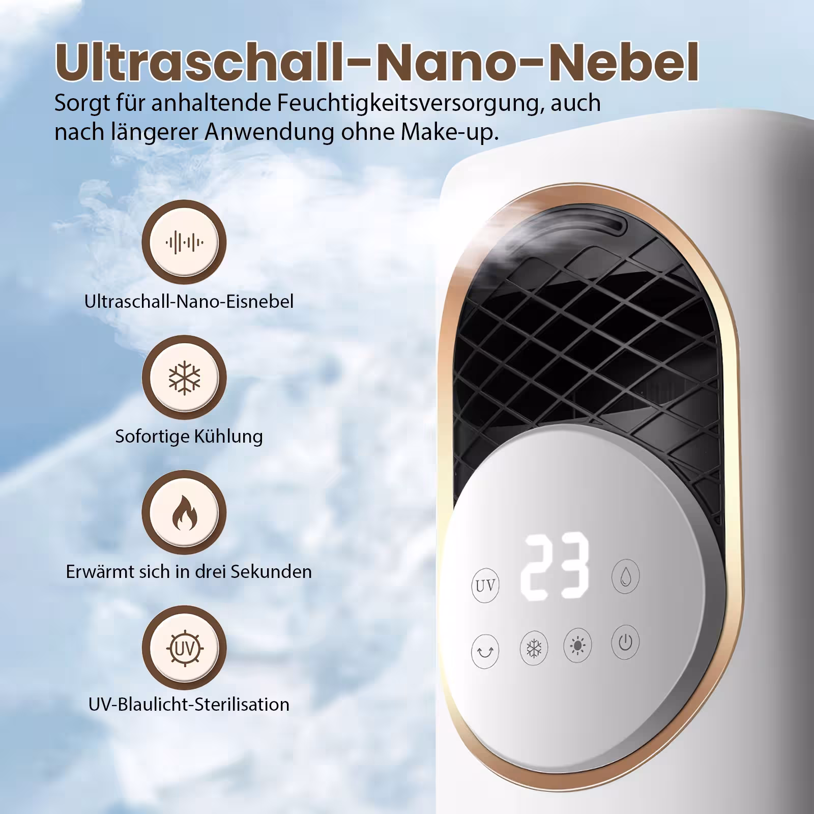 Riscaldatore e ventilatore 5 in 1