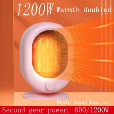 Space Heater For Indoor Use 1200W Room Heater Tip Over Outage And Overheat Protection Small Heater For Living Room Bedroom 1