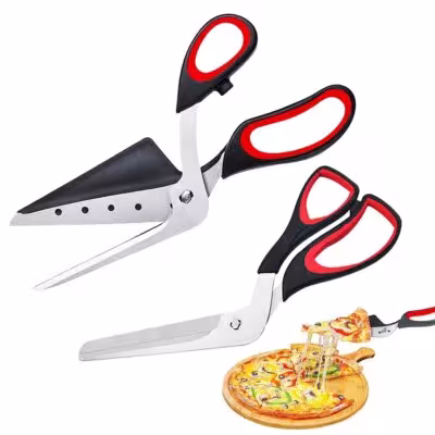 Professional Pizza Scissors Detachable Sharp Stainless Steel Blade Pizza Cutter Scissors Easy Cutting Pizza Spatula Slicer Tools 1