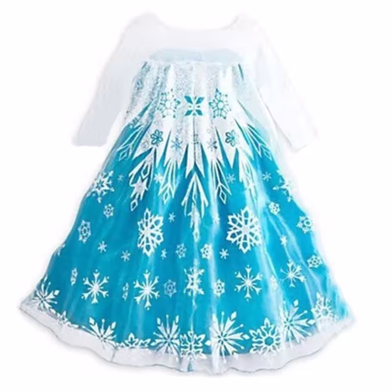 disfraz de princesa de hielo y nieve