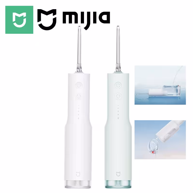 Nettoyeur buccal portable MIJIA F300 avec 4 modes de nettoyage et embout dentaire