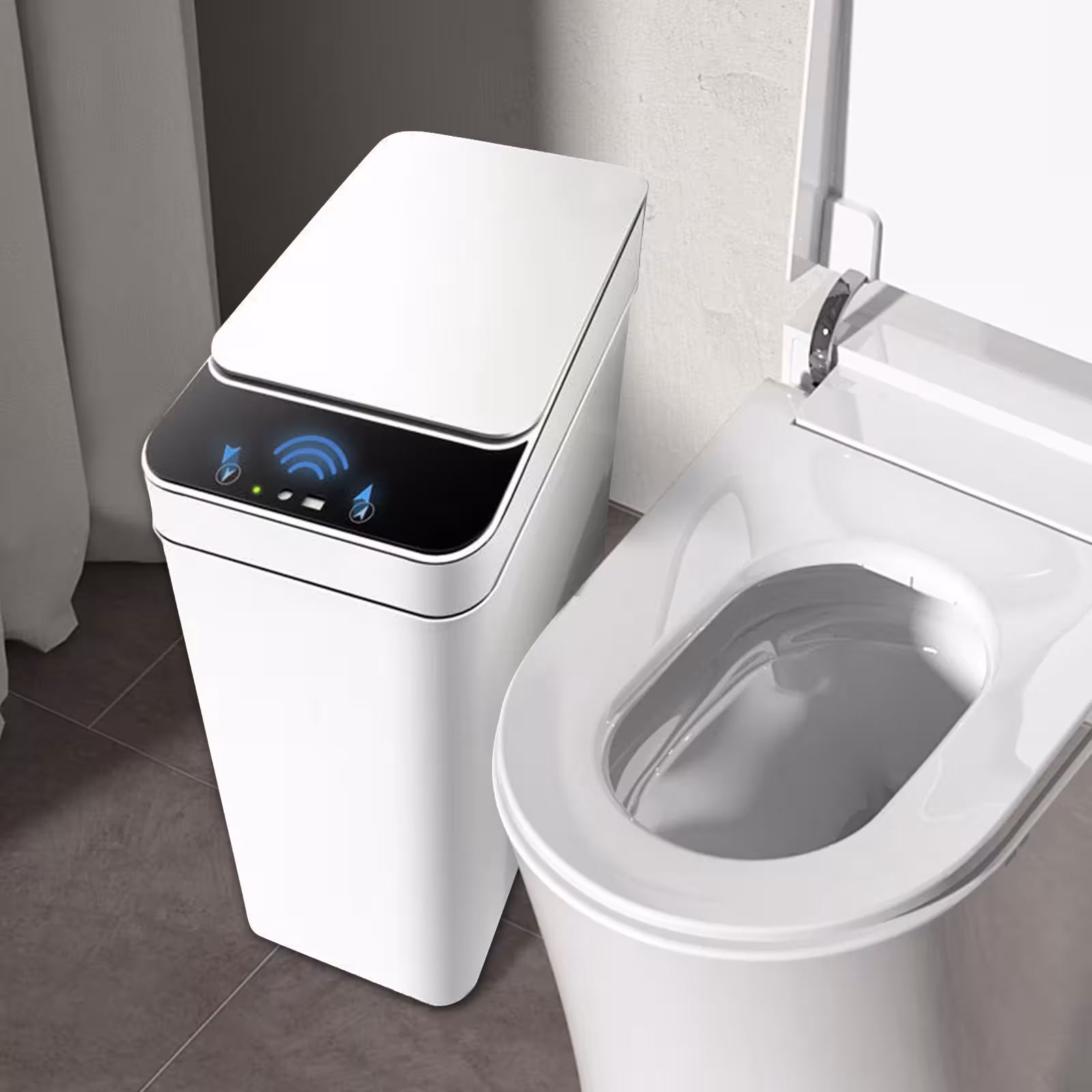 automatic trash can